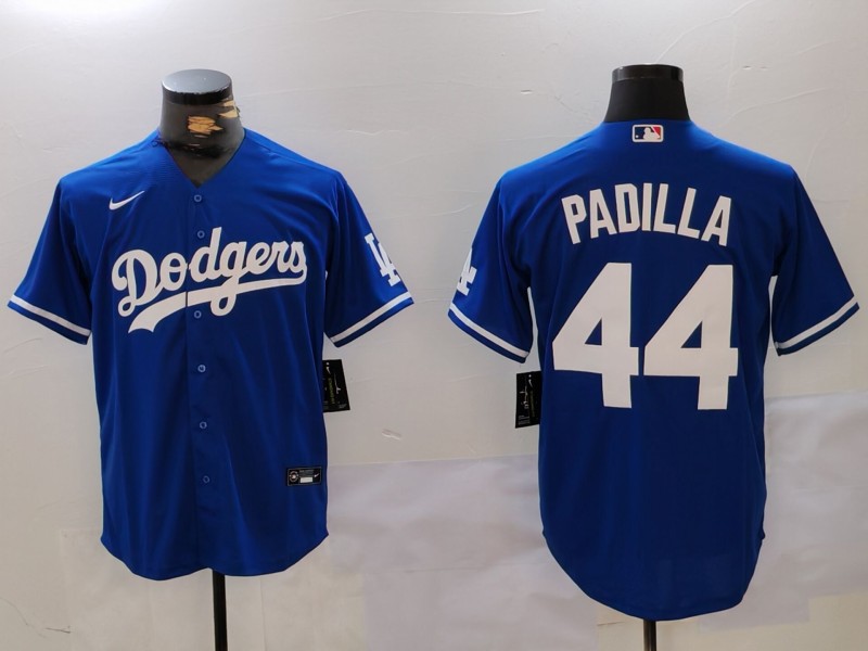 Men's Los Angeles Dodgers Vicente Padilla #44 Royal Jersey
